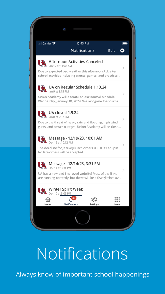 #3. Union Academy Charter School (iOS) By: Union Academy