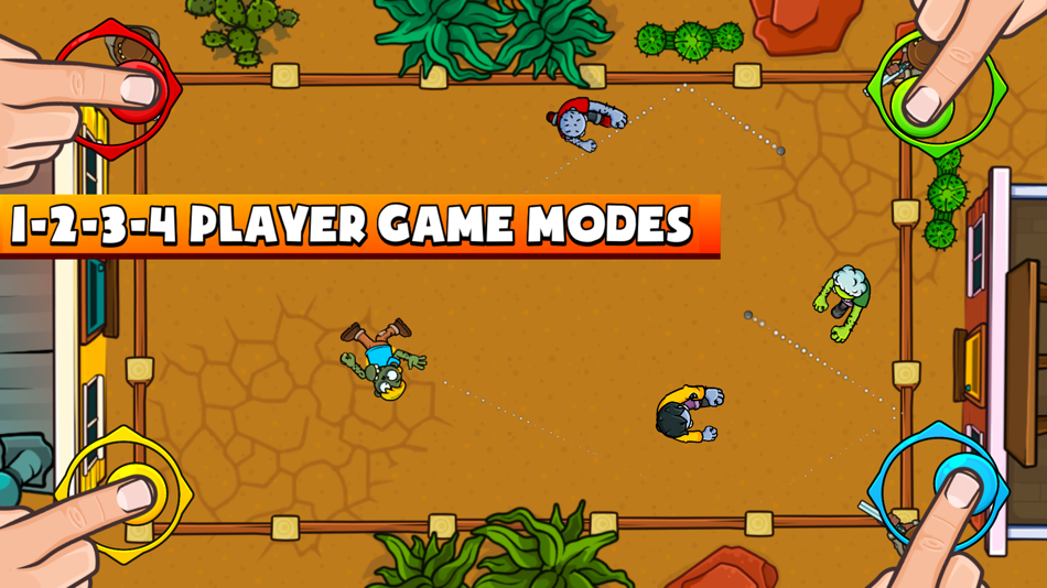 #2. Zombie Party - 1 2 3 4 player (iOS) 由: Hakan Dede