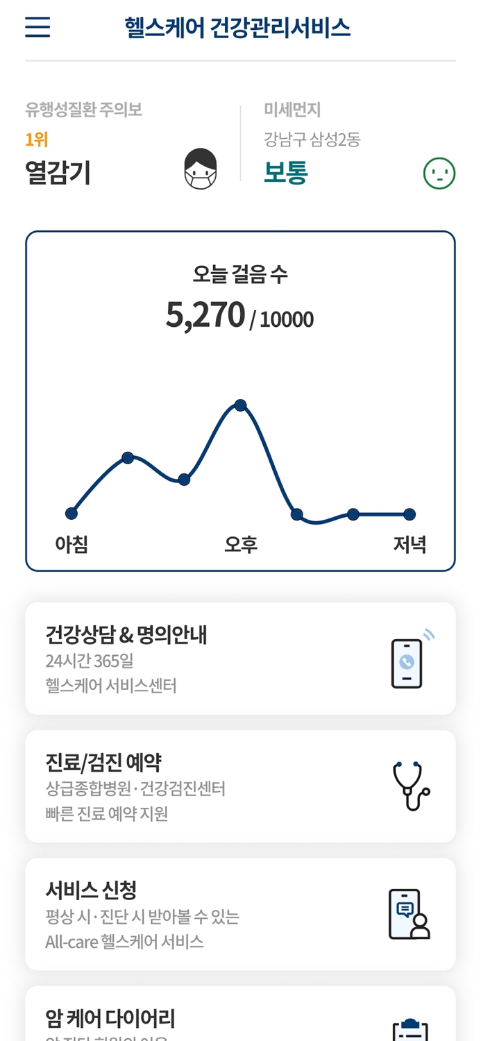 헬스케어건강관리서비스