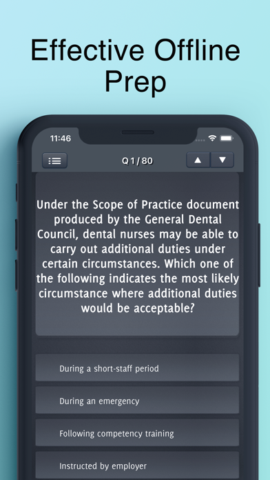 Screenshot #1 pour Dental Nurse Revision Exam