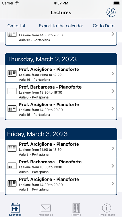 MyConservatorioCs Screenshot
