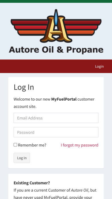 Autore Oil & Propane Screenshot