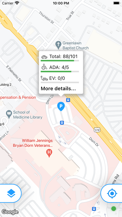 Dorn VA Parking Screenshot