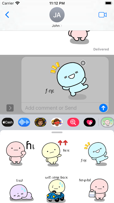 Screenshot #2 pour Daily Chip Stickers Pack