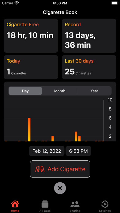 Cigarette Book Screenshot