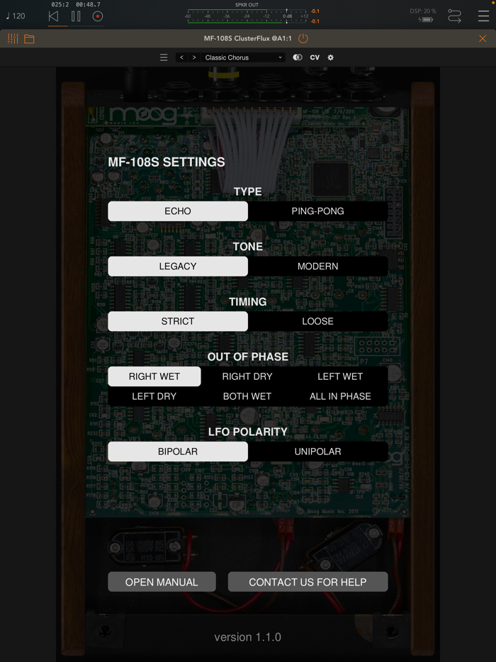 MF-108S Cluster Flux