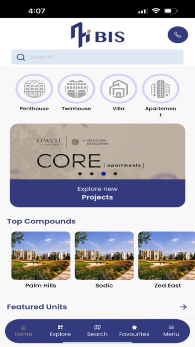 BIS Real Estate Screenshot