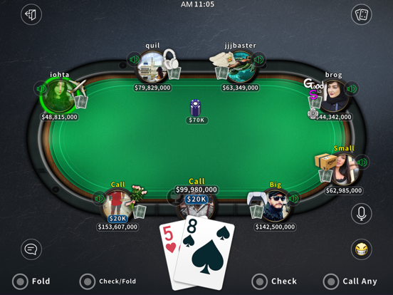 Tap Poker Social iPad app afbeelding 4
