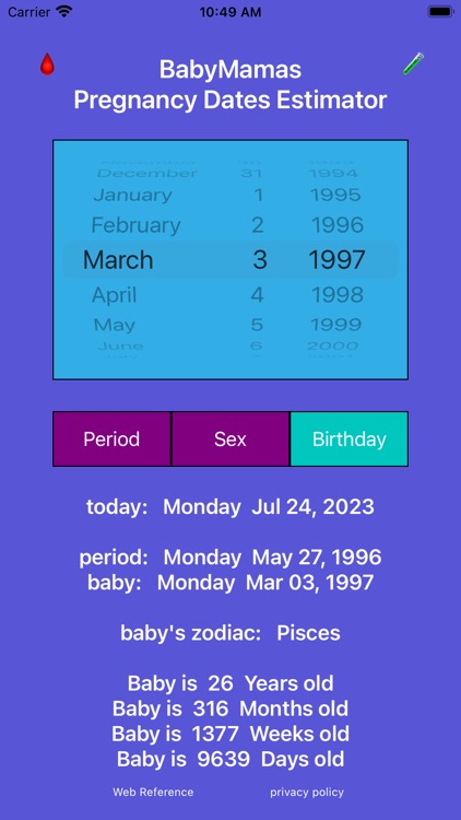 BabyMamas Pregnancy Dates screenshot-9