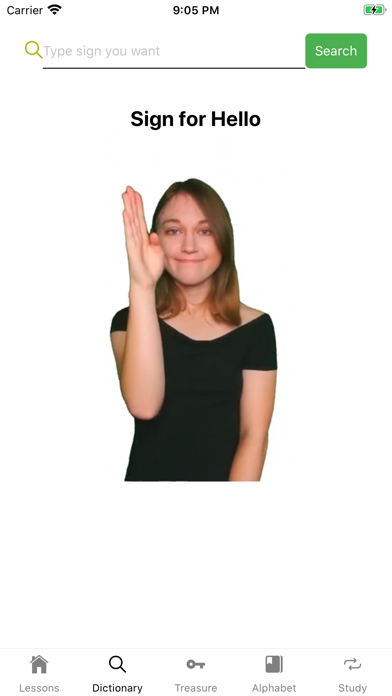 ASL Sign Language Pocket Sign Screenshot
