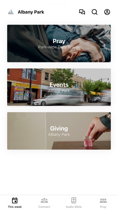 Park Community Church Screenshot