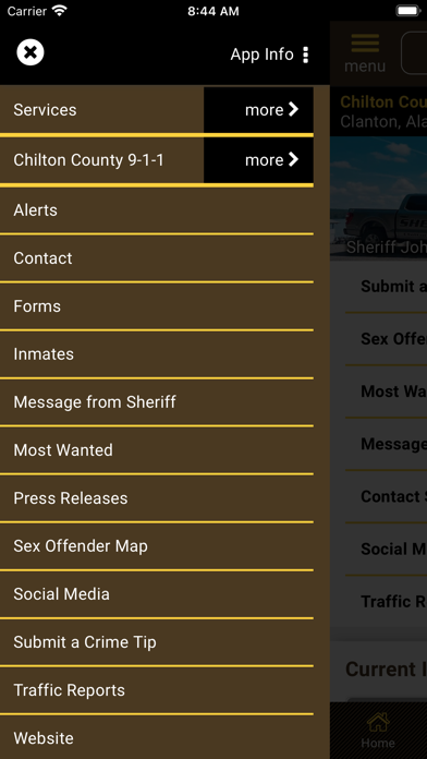 Chilton County Alabama Sheriff Screenshot