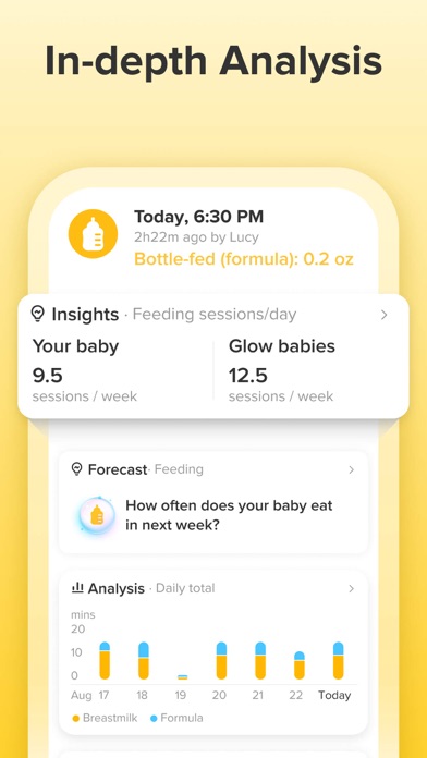 Glow Baby: AI Newborn Tracker Screenshot