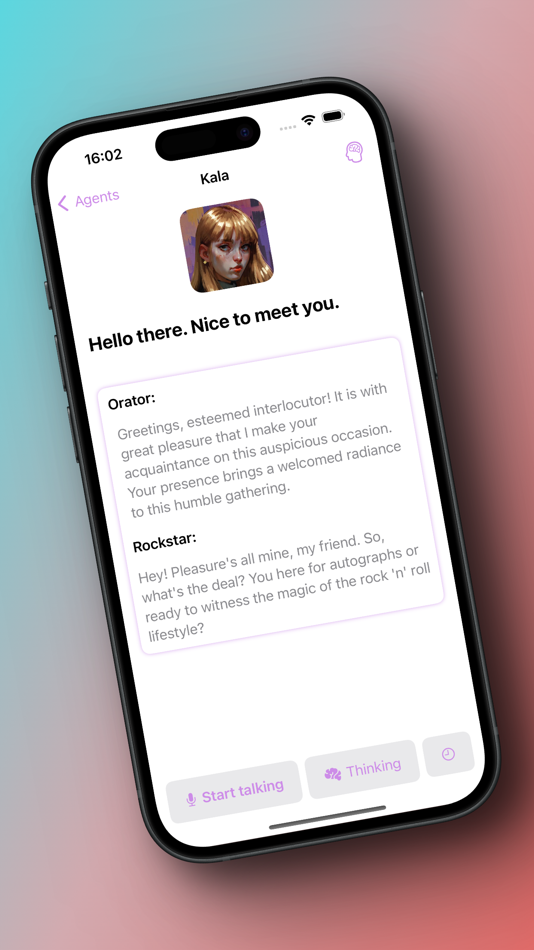 #5. TalkAgent -Polyglot Voice Chat (iOS) Podle: 笛 姜