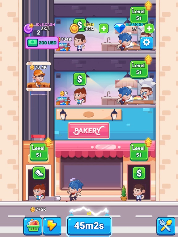 Idle Canteen Tycoon: Idle Food