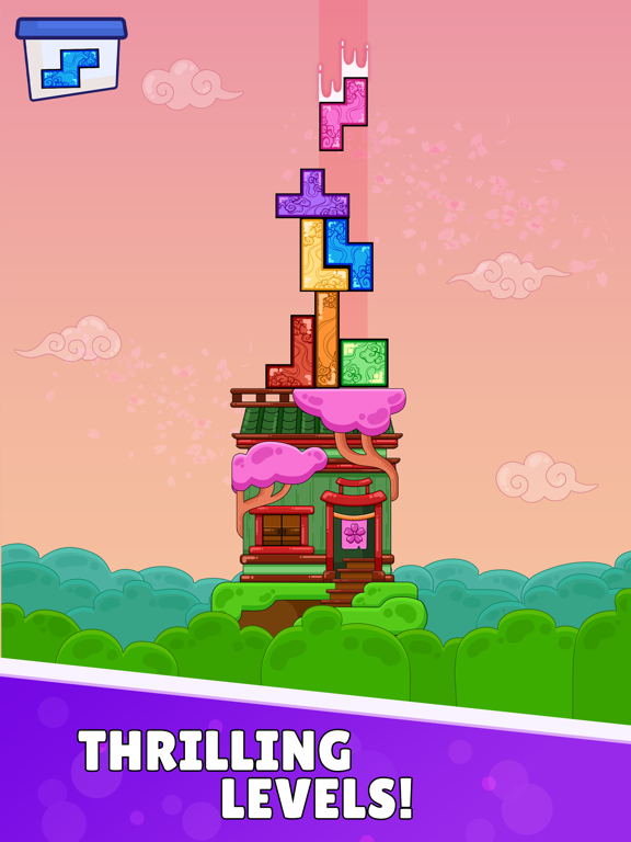 Screenshot #5 pour Tetris Tower: Falling Blocks