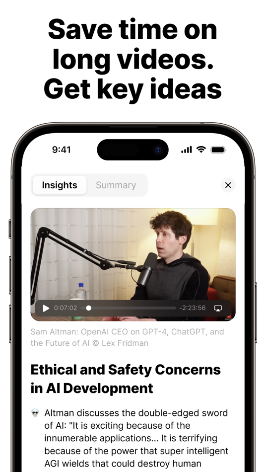 #1. Eightify・AI YouTube Summarizer (iOS) 由: Rational Expressions, Inc