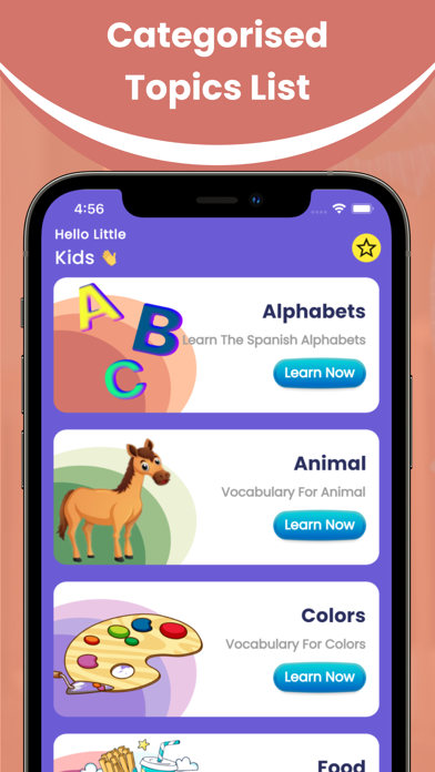 Spanish Learning for Kid Screenshot