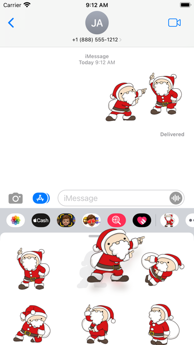 I'm dancing, Santa Screenshot