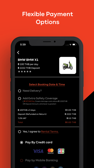 Skoot - Motorbike Rental App Screenshot
