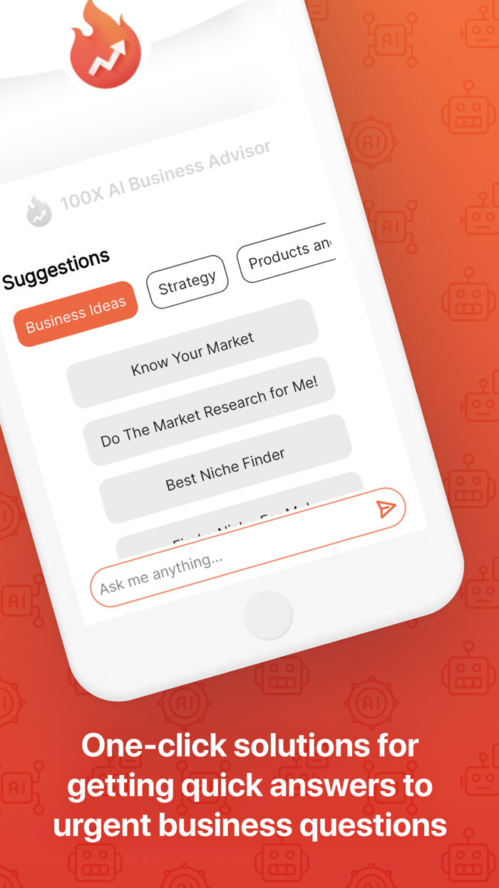 100X AI Business Advisor Chat