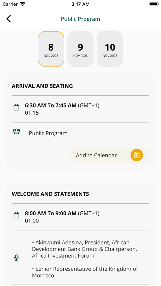 #8. AIF Days 2023 (iOS) 由: Africa Development Bank