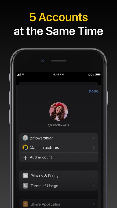 Followers Tracker - Reports Screenshot
