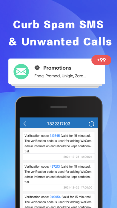 SMS 2Number Screenshot