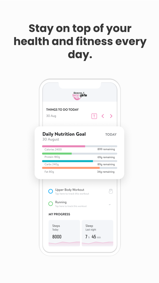 #2. Fitness 4 Lazy Girls (iOS) By: Fitness 4 Lazy Girls LLC
