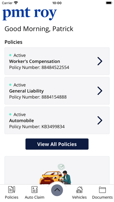 PMT ROY Portail entreprises Screenshot