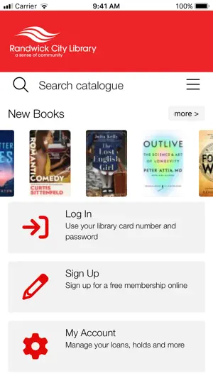 Randwick City Library screenshot 1