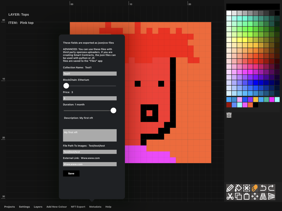 #6. nft pixel art maker (iOS) 由: Carl Stevenson