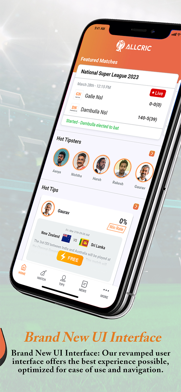 AllCric Cricket Live Score App