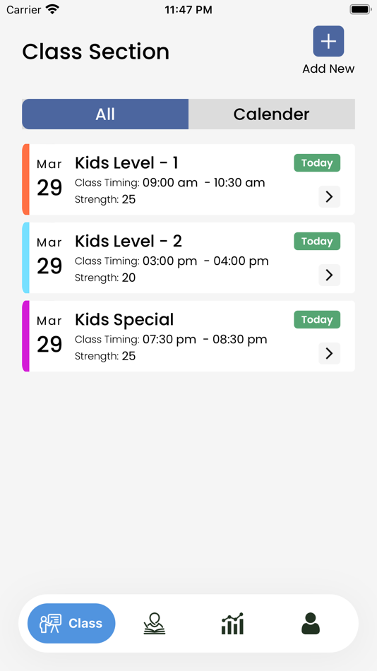 #1. Simple Attendance App (iOS) 由: Nainil Chheda