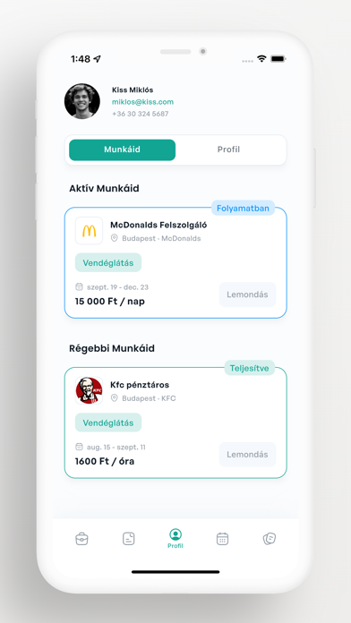 Munkaajánlatok - Biztos Kész Screenshot