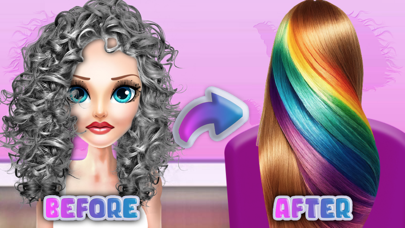 Hair Dye:Hair Makeover Game Screenshot