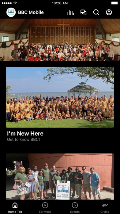 Baltimore Bible Church Screenshot
