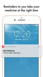 pill reminder medication alarm iphone screenshot 1