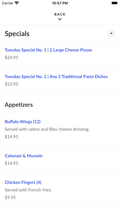 Nonna's of Buchanan Screenshot