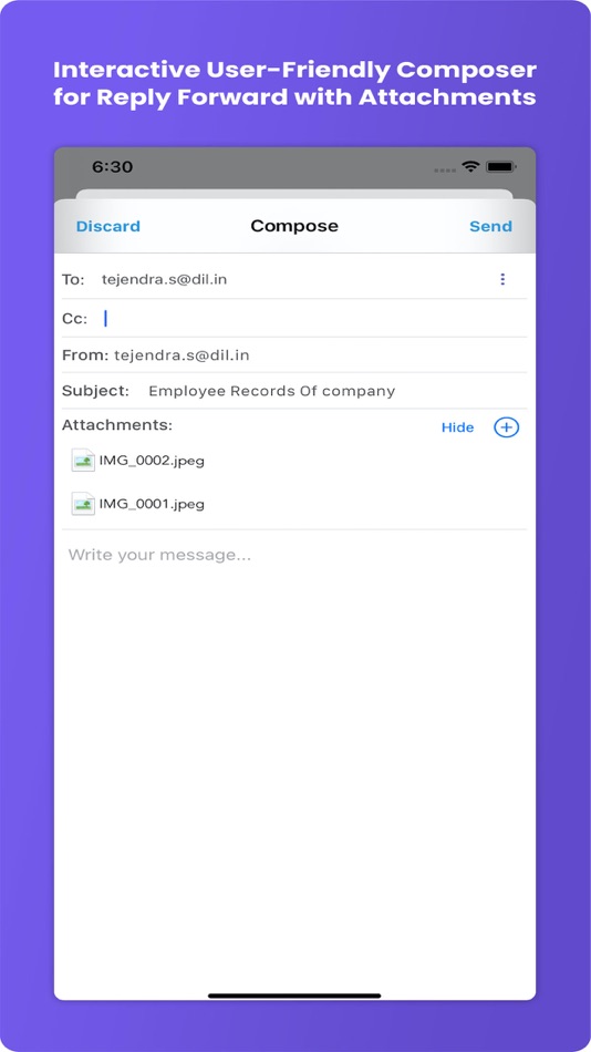 #2. Xgen Email (iOS) Bởi: Bharat Sync Technologies Pvt. Ltd.