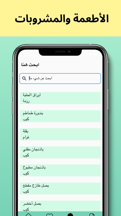 دليل السعرات الحرارية