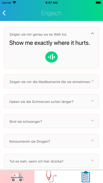 Übersetzer für Erste Hilfe Screenshot