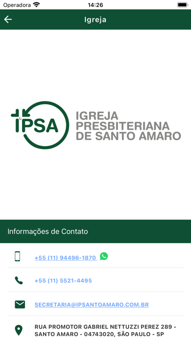IP Santo Amaro Screenshot