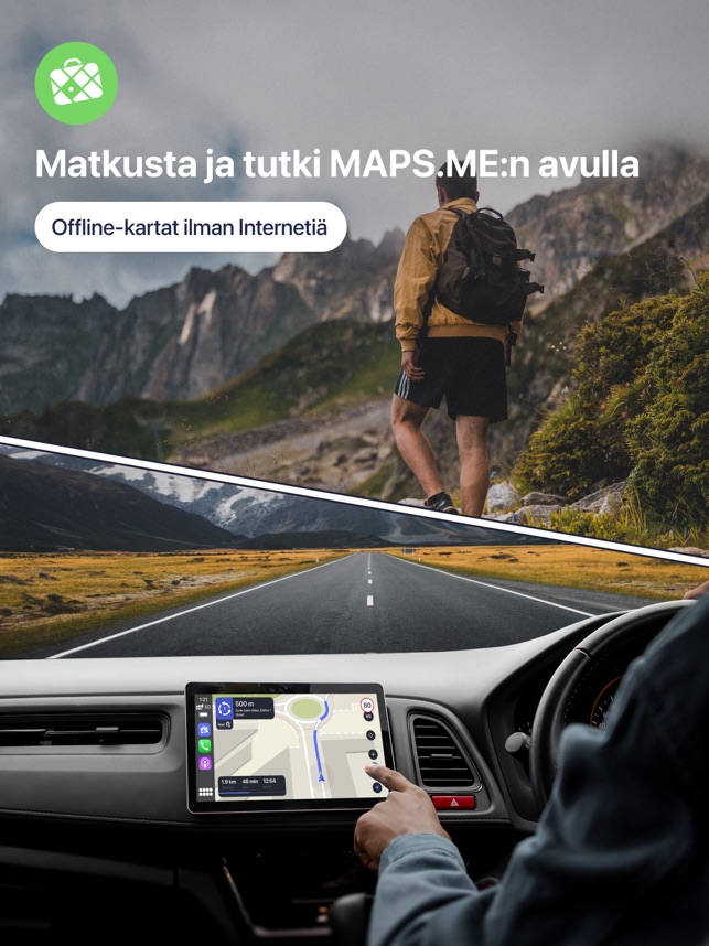 MAPS.ME Offline-kartta App Storessa