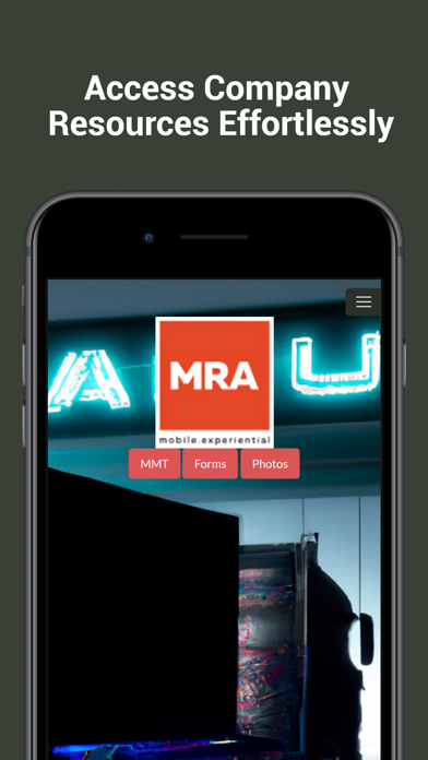 MRA Maintenance App Screenshot