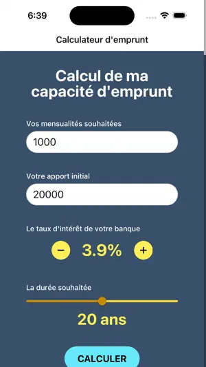 Simulateur Immo screenshot 2