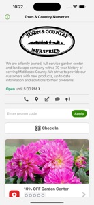 Town and Country Nurseries screenshot #1 for iPhone