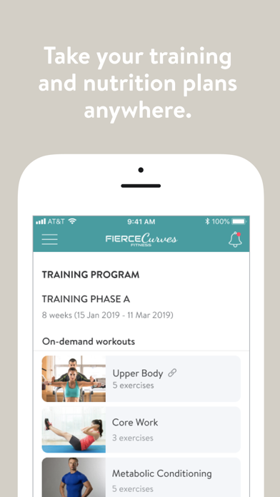 Fierce Curves Fitness Screenshot