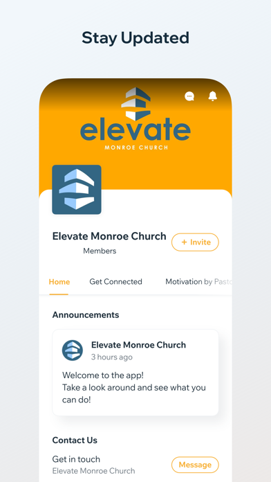 Elevate Monroe Church Screenshot