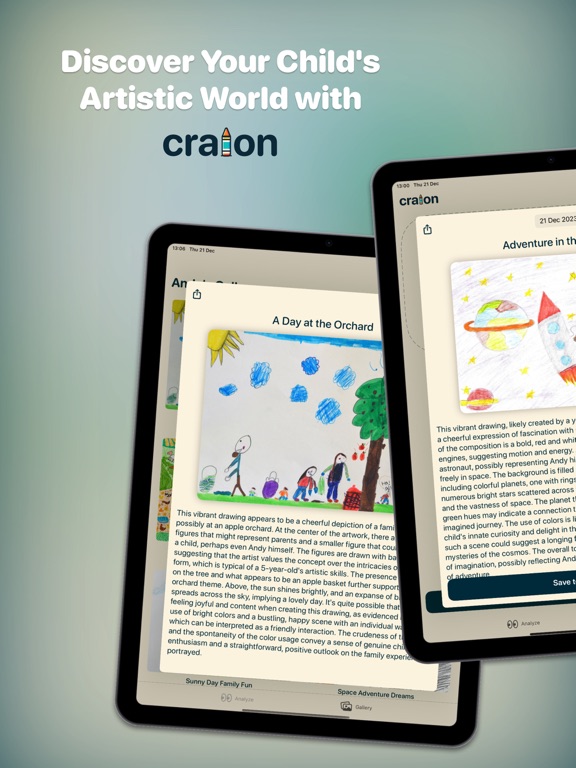 crAion: Kids Drawings Analysis